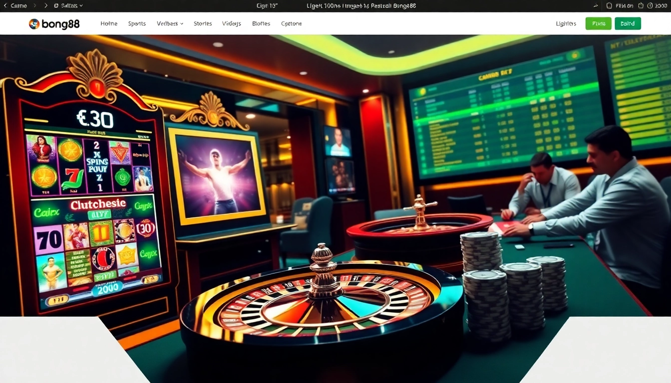 Bong88 viva88 offers a thrilling online gambling experience with vibrant slots, roulette, and active betting features.
