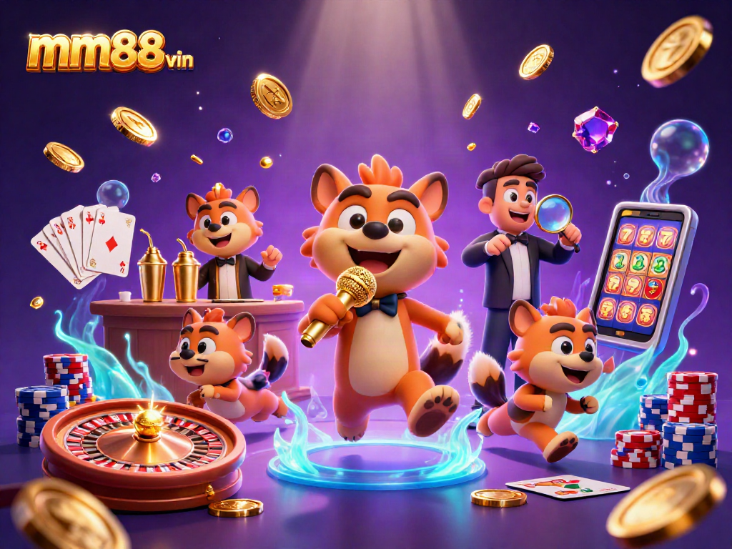 Experience lively fun at mm88 vin with hyenas running a comedy casino club featuring games and excitement.