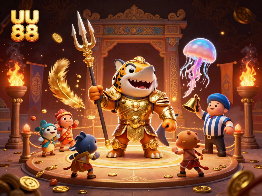 Experience thrilling gameplay with uu 88 featuring a dynamic underwater casino scene.