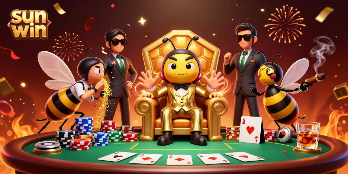 Win big at Sun Win with high-stakes poker action in a vibrant casino setting