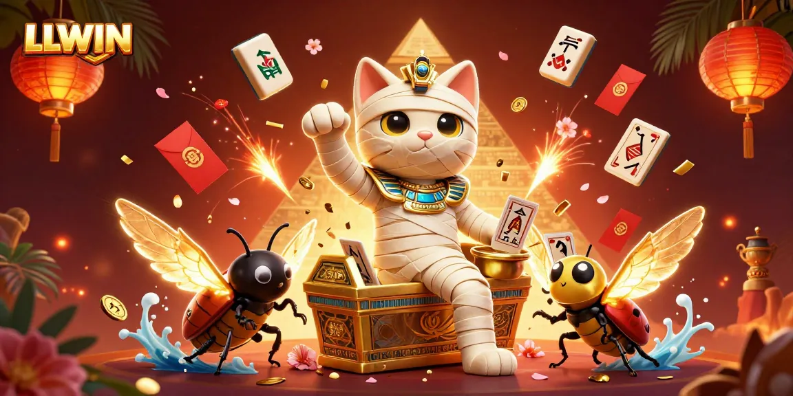 LLWIN offers a thrilling online casino experience featuring dynamic characters and vibrant game elements.
