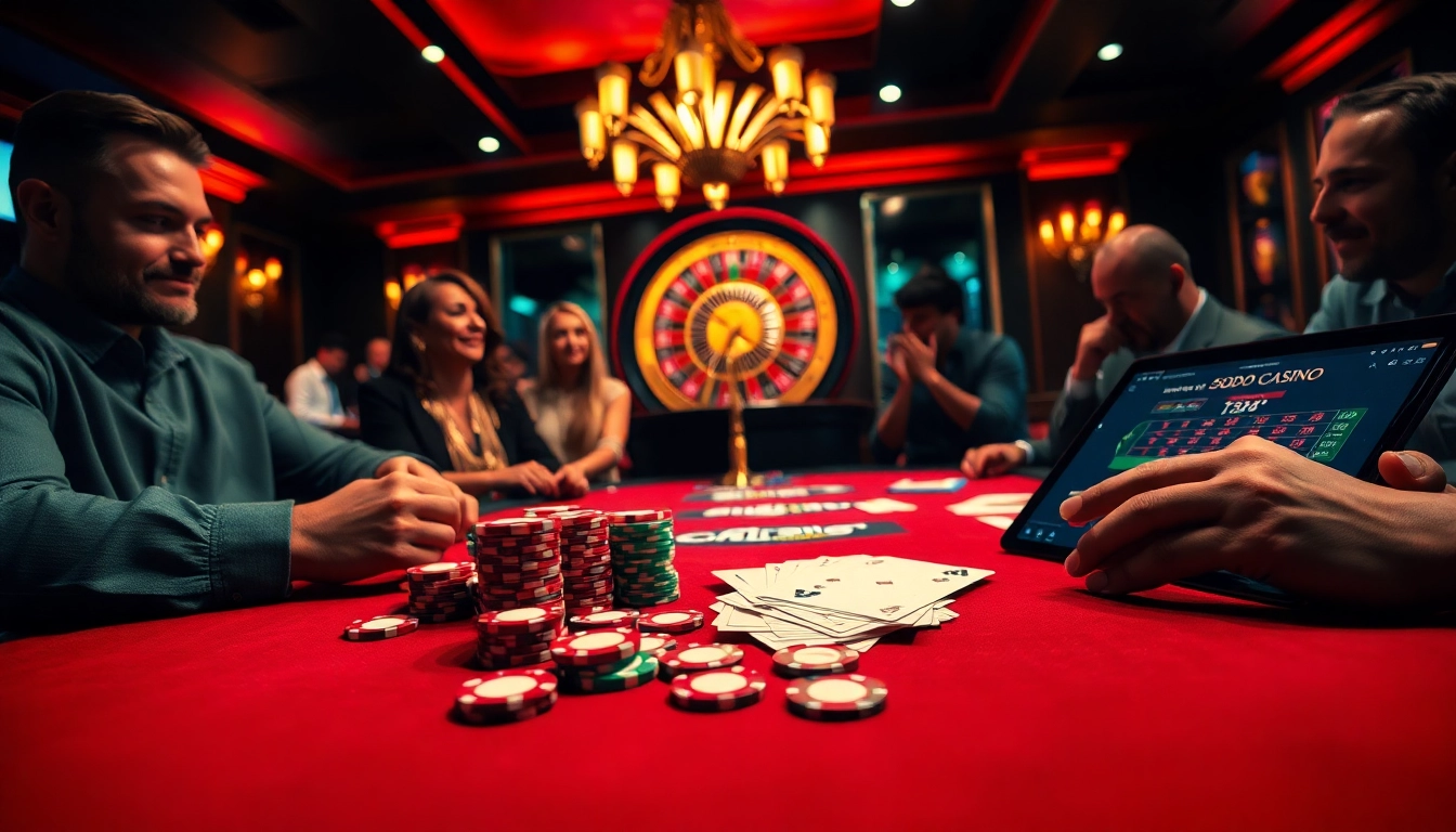 Experience the excitement of SODO CASINO with thrilling poker action and vibrant gaming atmosphere.