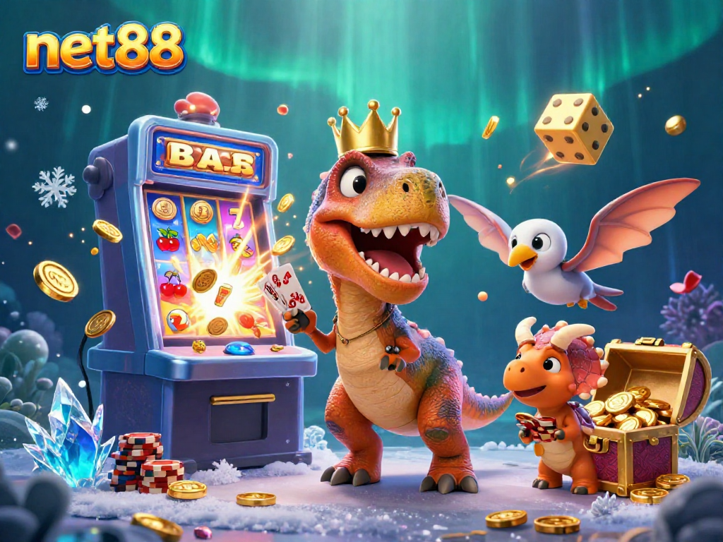 Experience the thrill of net88 casino with animated characters and explosive jackpot action.