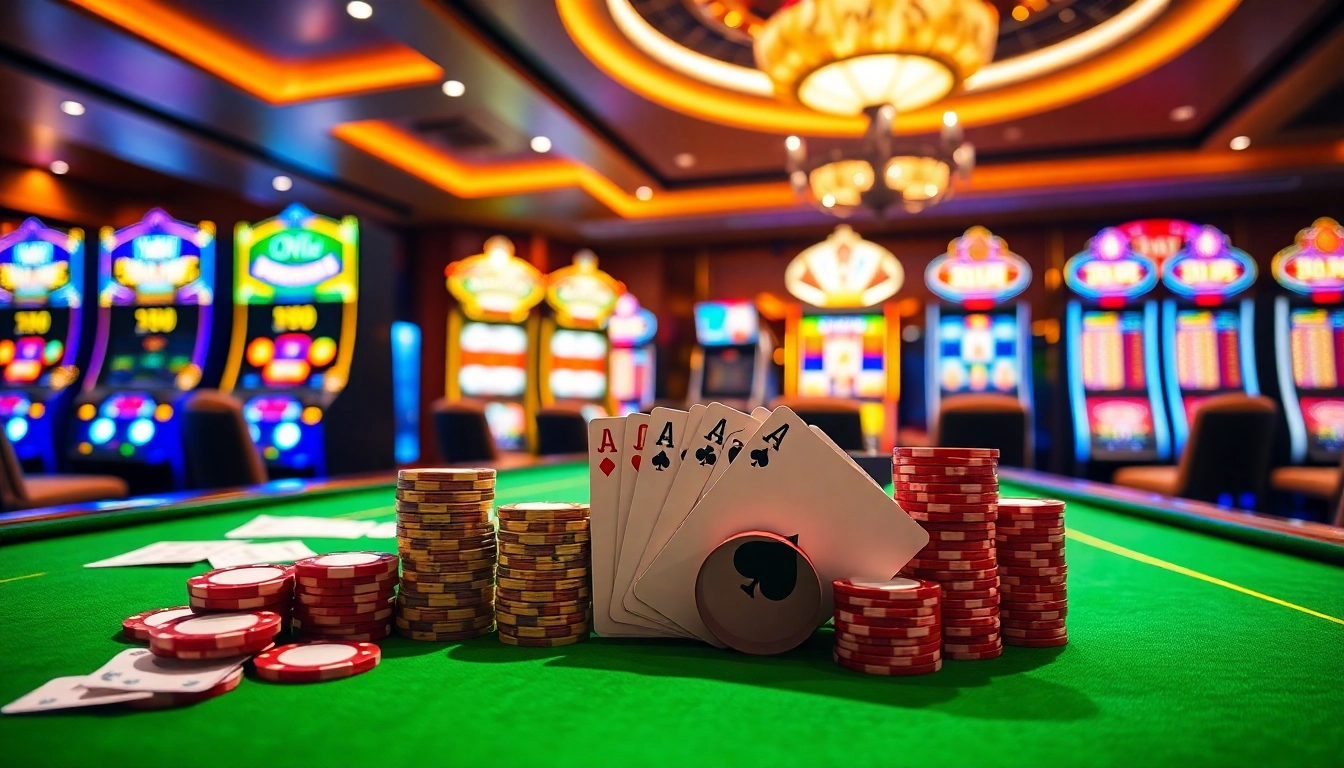 Experience the thrill of gambling at Xin88 with vibrant casino elements and engaging gameplay.