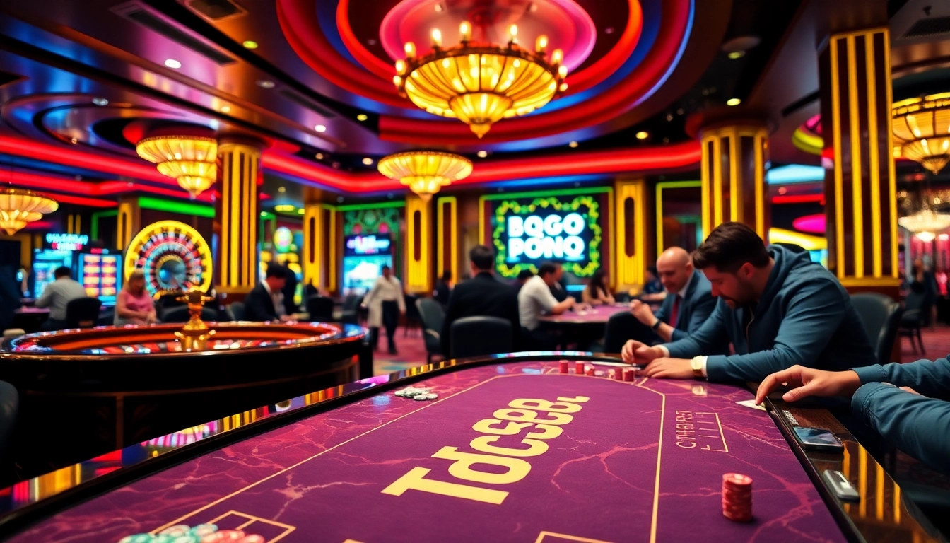 Exciting TR88 gaming scene with players at a luxurious casino table.