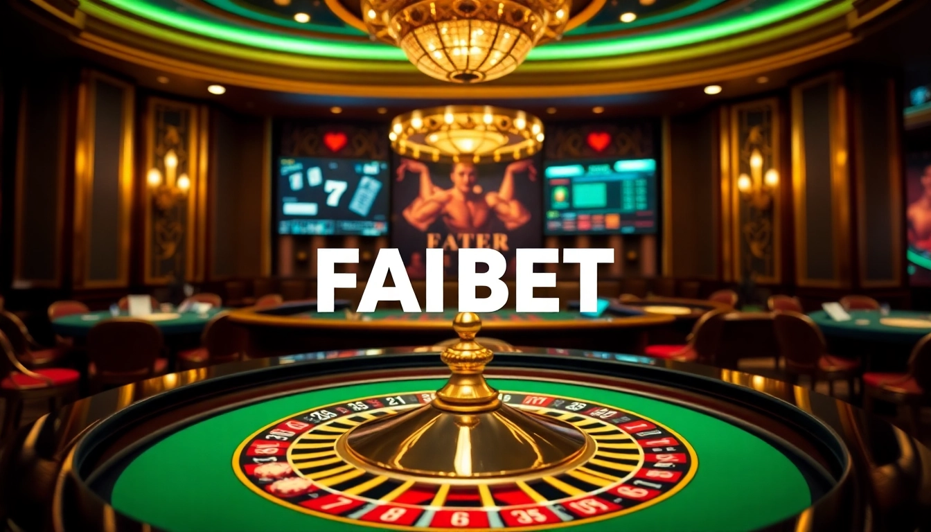 Experience thrilling gaming at FABET with advanced roulette and poker setups.