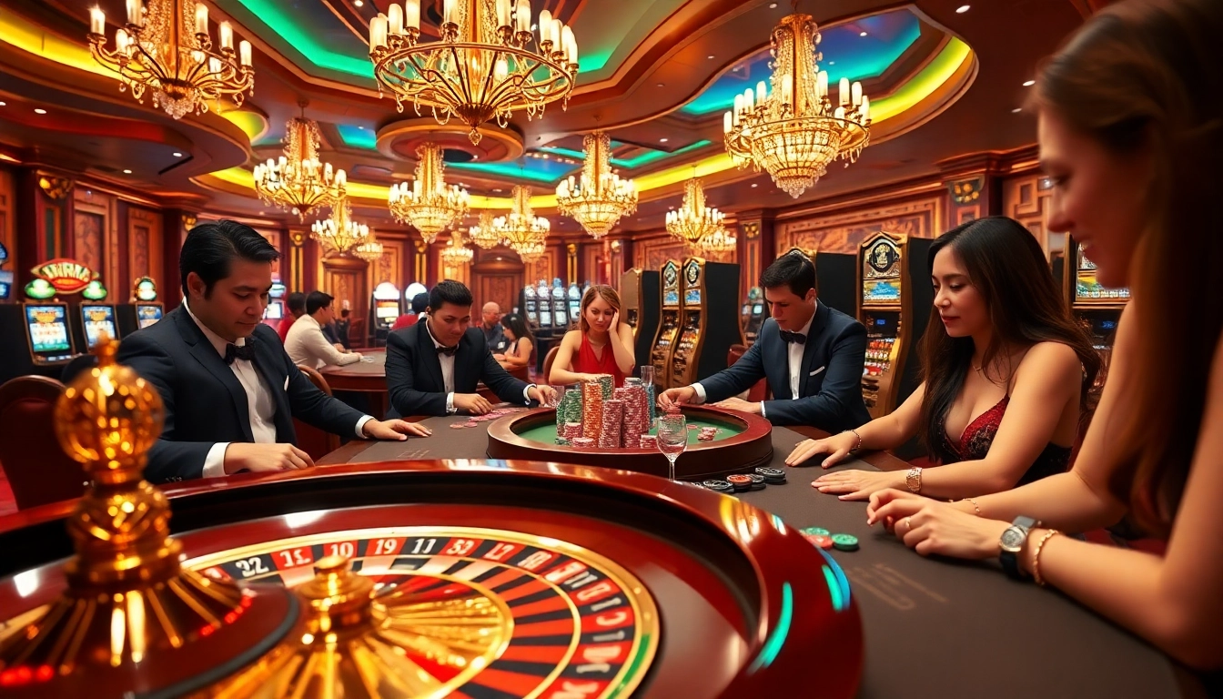 Experience the excitement of NOHU90 with players engaging in thrilling casino games.
