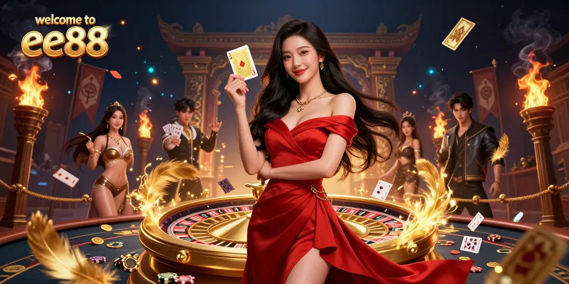 Experience excitement as you welcome to ee88 with vibrant casino games in a stunning 3D illustration.