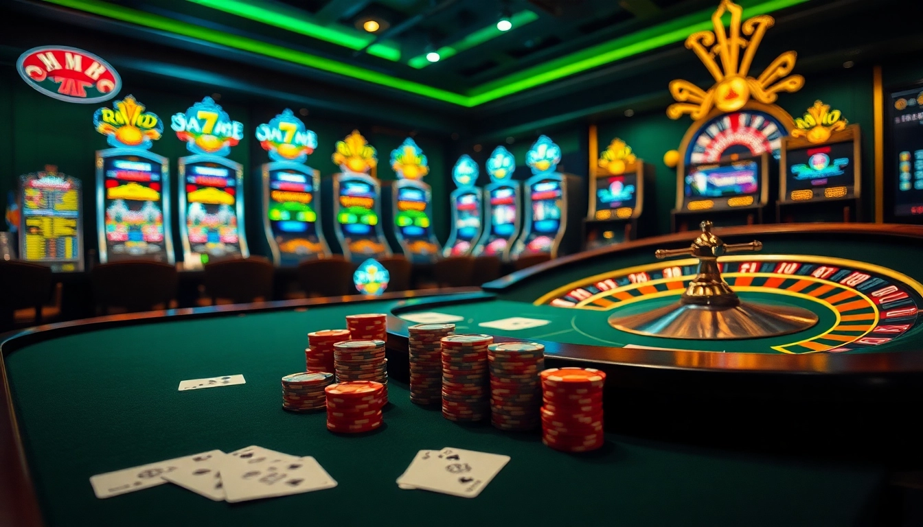 Experience the thrill of betting at ALo789's luxurious casino with poker chips and slots.