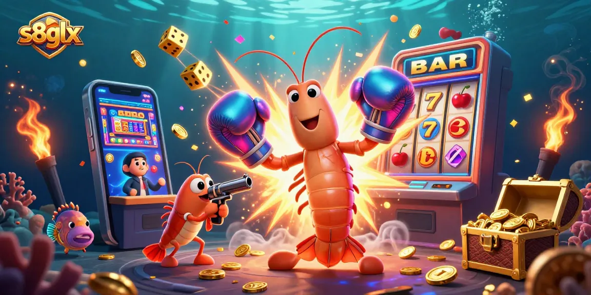 S8glx showcases vibrant casino energy with 3D characters and dynamic jackpot action.