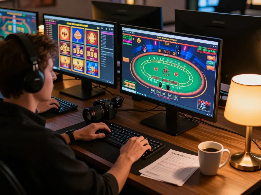 Active online gambling scene where TG88 player engages with live dealer blackjack while managing bankroll