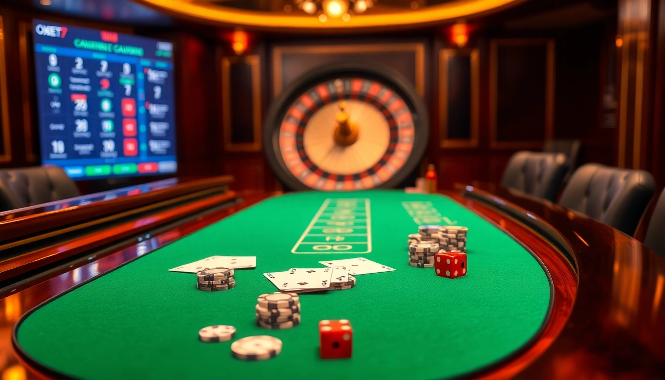 Join the excitement at https://oxbet7.com/ with professional poker chips and roulette wheel.