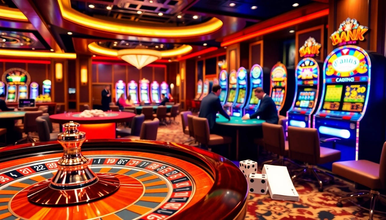 C168 engaging players around a vibrant roulette table in a luxurious casino environment.