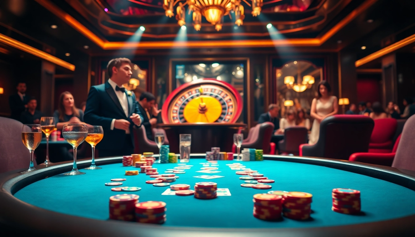 Experience the excitement of casino gaming at 678vip.xyz with vibrant poker tables and exhilarating roulette action.