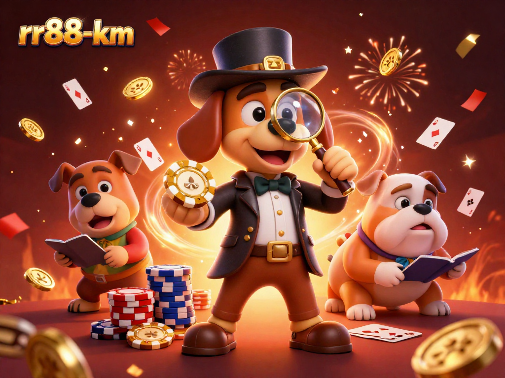 Engage with rr88-km's thrilling poker action featuring a detective exploring clues to big wins.