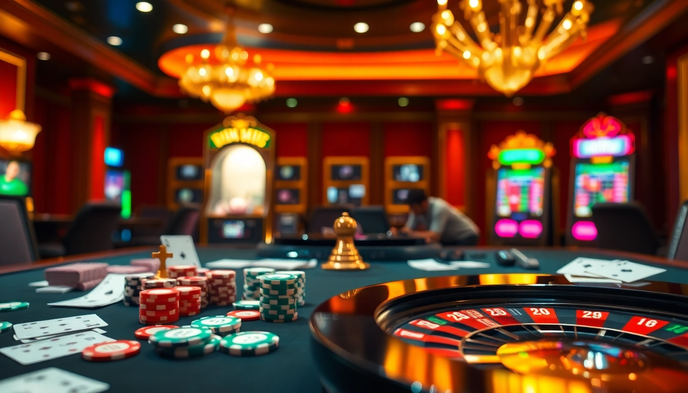 Playing poker chips and cards at 98WINS CO COM casino table, highlighting exciting gambling moments.