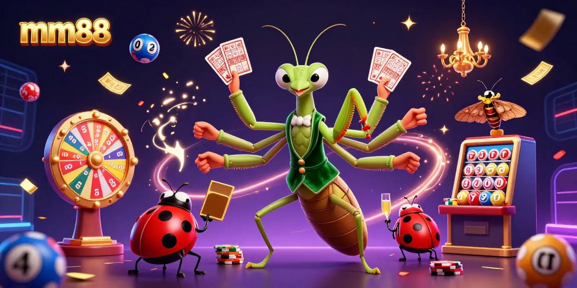 Experience thrilling gameplay at mm88 with vibrant casino characters, colorful elements, and dynamic action.