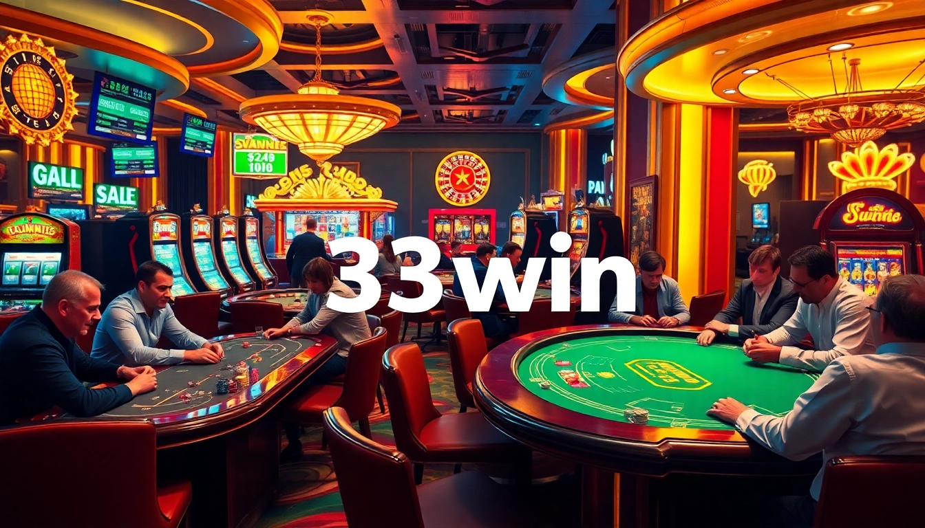 Experience the thrill of 33win with vibrant casino games and immersive betting experiences.