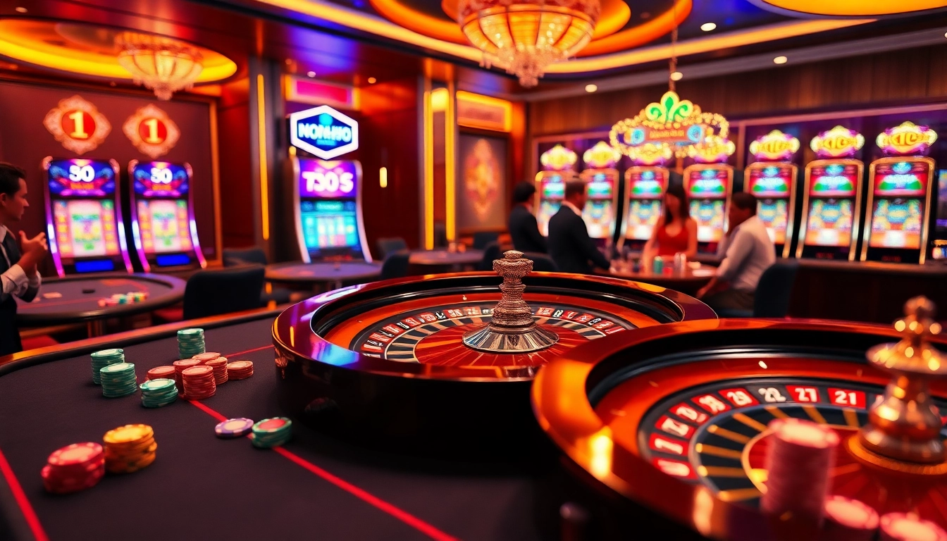Experience high-stakes excitement at https://nohu900.in.net/ with vibrant casino tables featuring engaging poker games.