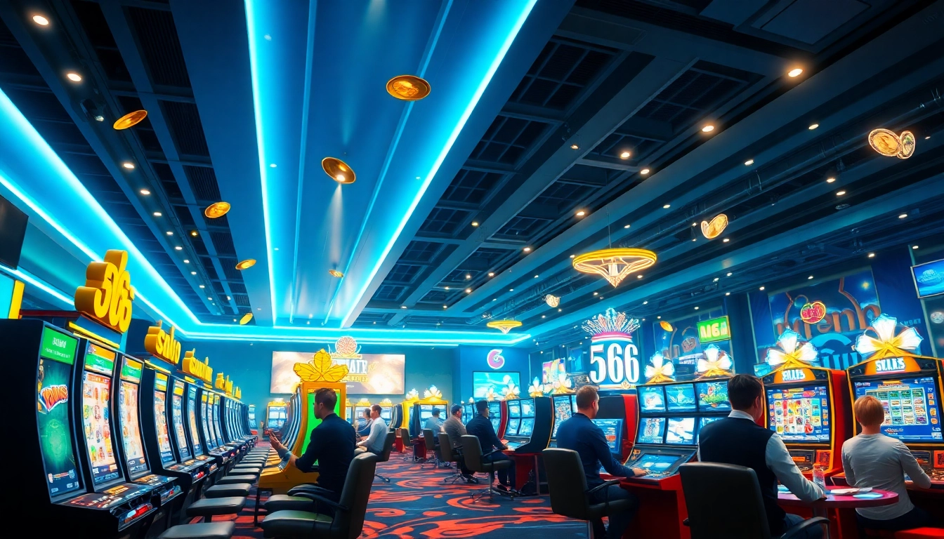 Engaging players at 566 vim online casino with dynamic gaming interfaces and vibrant atmosphere.