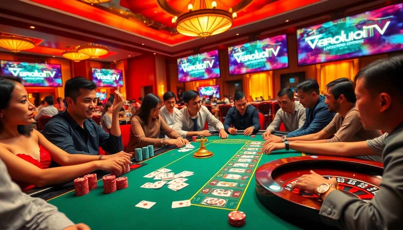 VaoluoiTV enhances casino experiences with live gaming excitement and luxury poker settings.