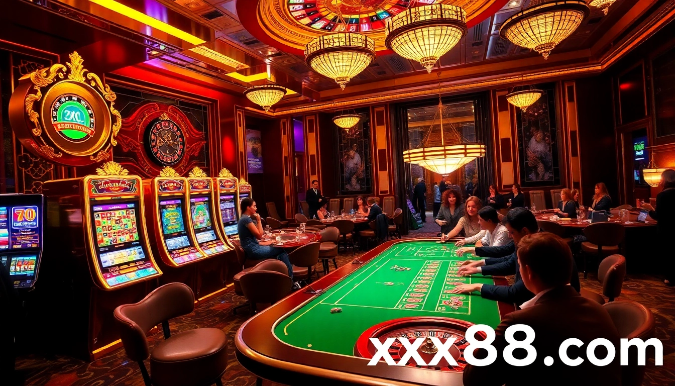 Experience the thrill of gambling with xx88 com's exciting casino atmosphere.