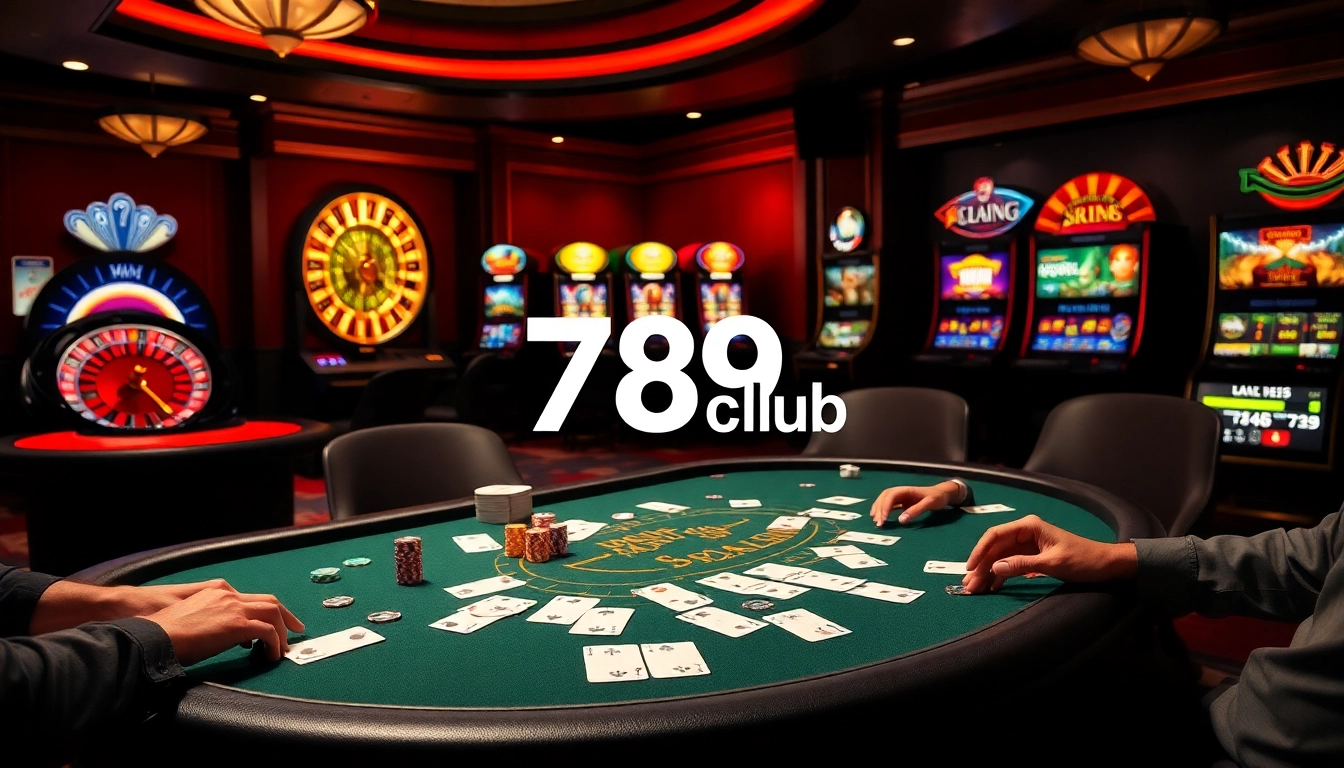 Experience thrilling poker action at 789club with vibrant casino elements and exciting gameplay.
