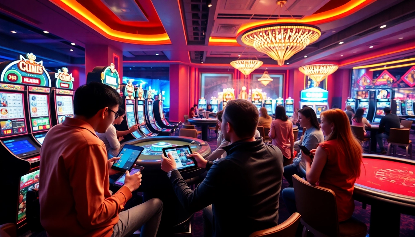 Exciting online gaming experience at Go88 with vibrant casino elements.