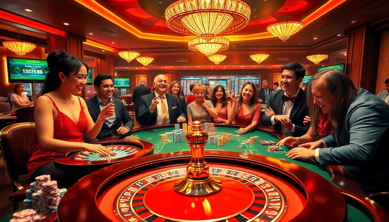 Experience the thrill of tg 88 gaming with vibrant casino visuals and engaging scenes.